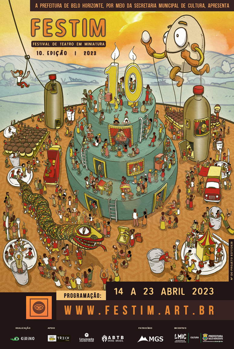 FESTIM - festival de teatro em miniatura e teatro lambe lambe 2023
